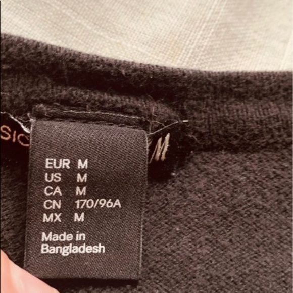 Black H&M Short Cardigan M - Picture 5 of 6